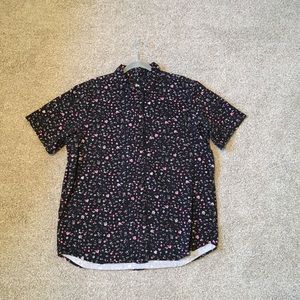 Stussy floral ss button-up